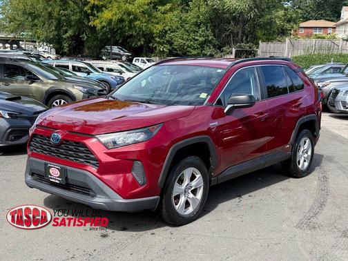 Ruby Flare Pearl 2021 Toyota RAV4 Hybrid LE