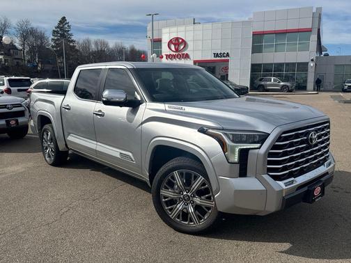 Celestial Silver Metallic 2025 Toyota Tundra Hybrid Capstone
