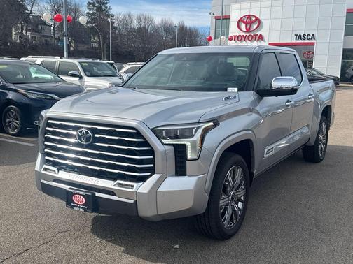 Celestial Silver Metallic 2025 Toyota Tundra Hybrid Capstone