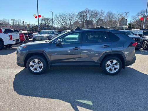 Midnight Black Metallic 2021 Toyota RAV4 Hybrid LE