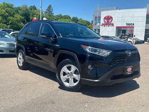 Midnight Black Metallic 2021 Toyota RAV4 Hybrid XLE