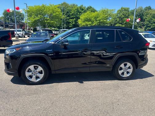 Midnight Black Metallic 2021 Toyota RAV4 Hybrid XLE