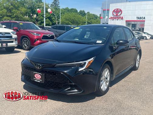 Midnight Black Metallic 2025 Toyota Corolla SE