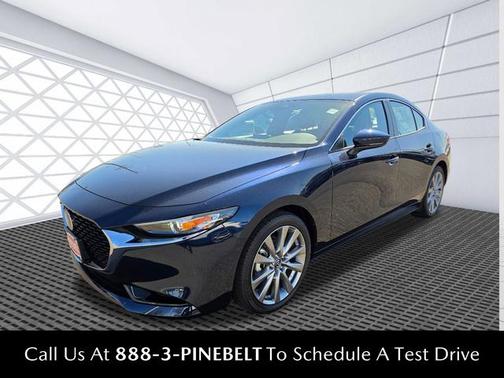 Deep Crystal Blue Mica 2026 Mazda Mazda3 FWD w/Preferred Package