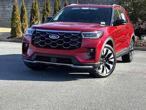 RAPID RED MET TINTED CC 2025 Ford Explorer Platinum