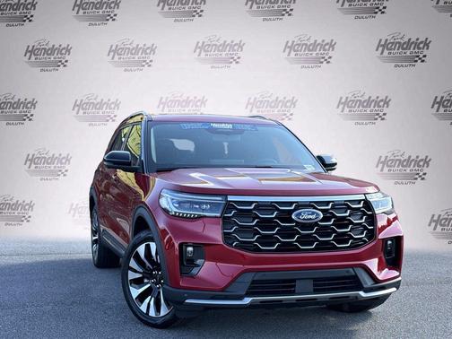 RAPID RED MET TINTED CC 2025 Ford Explorer Platinum