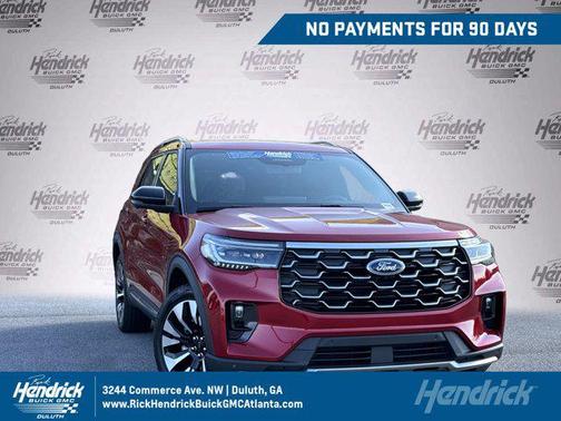 RAPID RED MET TINTED CC 2025 Ford Explorer Platinum