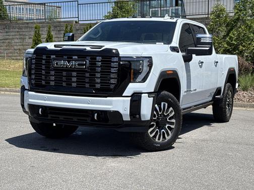 Glacier White Tricoat 2026 GMC Sierra 2500 Denali Ultimate