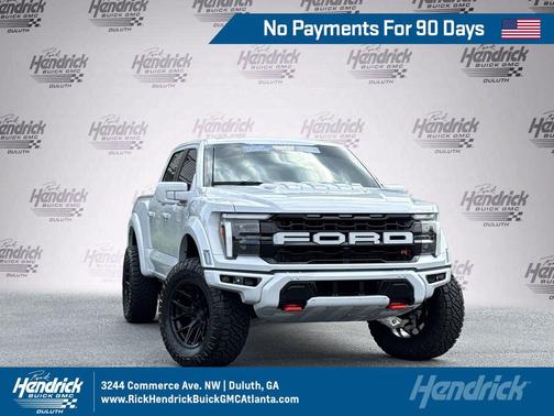 SPACE WHITE METALLIC 2025 Ford F-150 Raptor