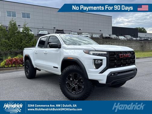 Summit White 2024 GMC Canyon Elevation