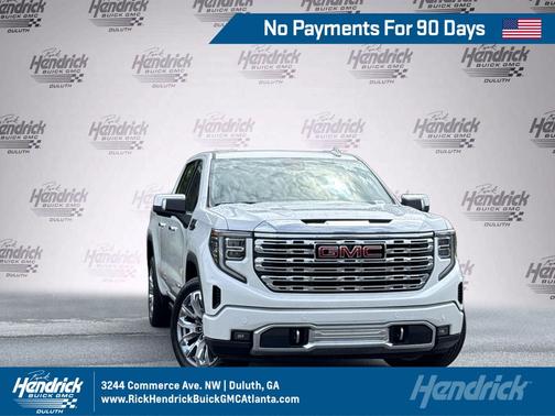 White Frost Tricoat 2024 GMC Sierra 1500 Denali