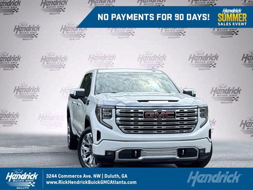 White Frost Tricoat 2024 GMC Sierra 1500 Denali