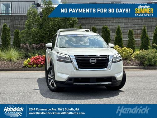 Pearl White Tricoat 2024 Nissan Pathfinder SL FWD