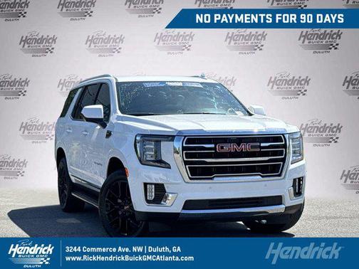 Summit White 2023 GMC Yukon SLT
