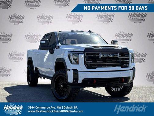 Summit White 2025 GMC Sierra 2500 AT4
