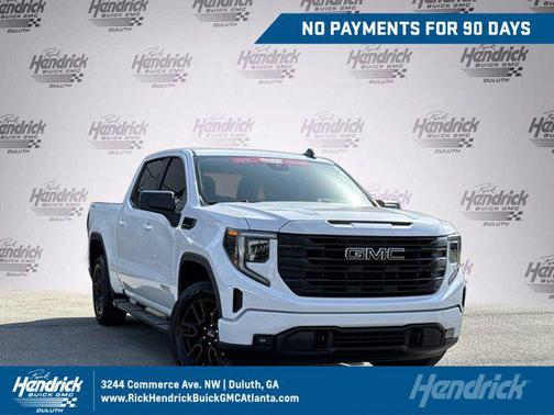 Summit White 2023 GMC Sierra 1500 Elevation