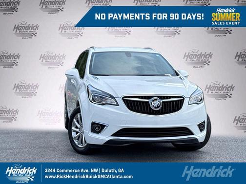 Summit White 2020 Buick Envision FWD Essence