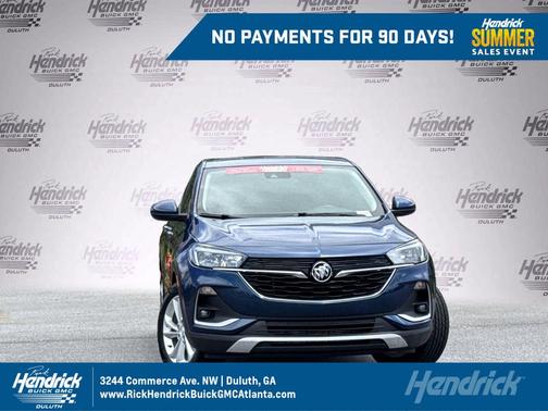 Deep Azure Metallic 2021 Buick Encore GX Preferred