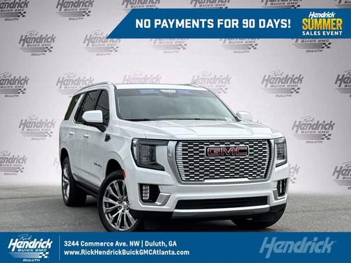White Frost Tricoat 2024 GMC Yukon Denali