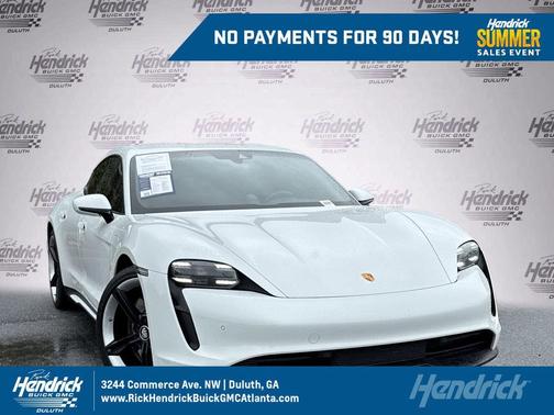 Carrara White Metallic 2022 Porsche Taycan RWD