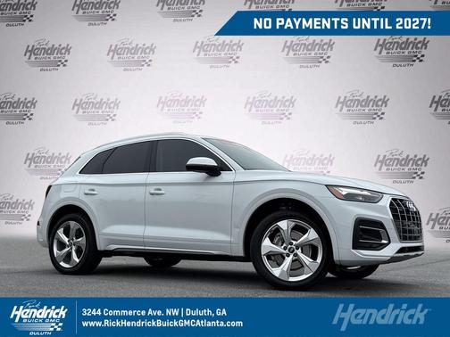 Glacier White Metallic 2021 Audi Q5 45 Premium Plus