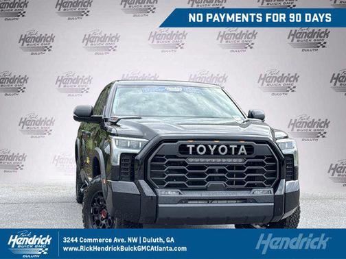 Midnight Black Metallic 2023 Toyota Tundra Hybrid TRD Pro