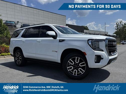 Summit White 2021 GMC Yukon 4WD AT4