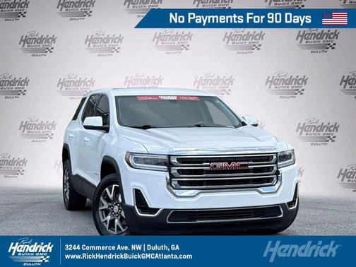 Summit White 2020 GMC Acadia FWD SLE