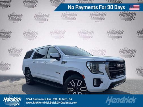 Summit White 2021 GMC Yukon XL 4WD AT4