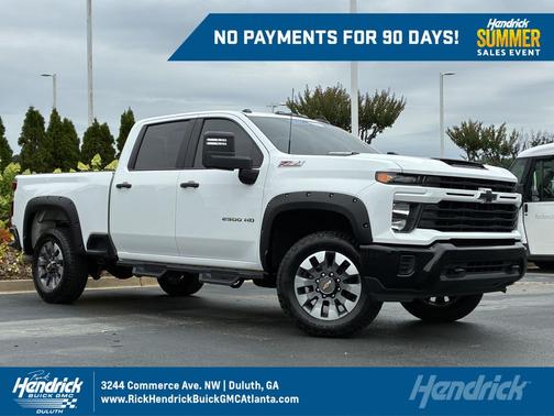 Summit White 2024 Chevrolet Silverado 2500 Custom