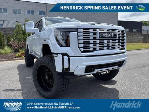 Glacier White Tricoat 2026 GMC Sierra 2500 Denali Ultimate