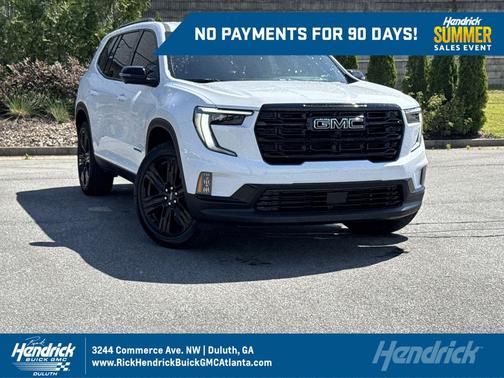 Summit White 2026 GMC Acadia Elevation FWD