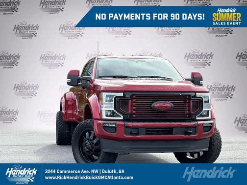 RAPID RED 2022 Ford F-450 Platinum