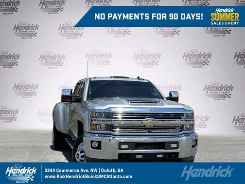 Silver Ice Metallic 2019 Chevrolet Silverado 3500 LTZ
