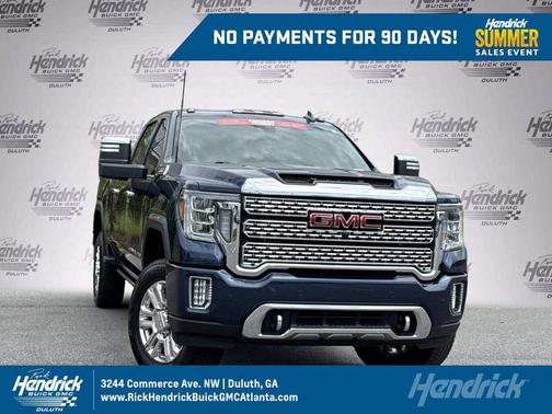 Pacific Blue Metallic 2022 GMC Sierra 2500 Denali