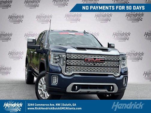 Pacific Blue Metallic 2022 GMC Sierra 2500 Denali