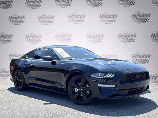 Antimatter Blue Metallic 2021 Ford Mustang EcoBoost