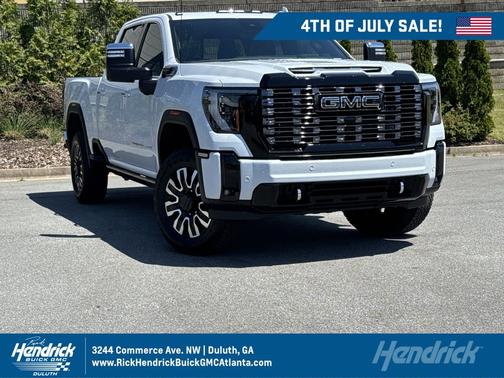 Glacier White Tricoat 2026 GMC Sierra 2500 Denali Ultimate