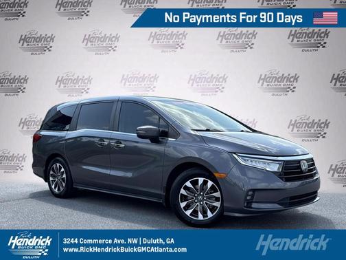 Modern Steel Metallic 2022 Honda Odyssey EX-L