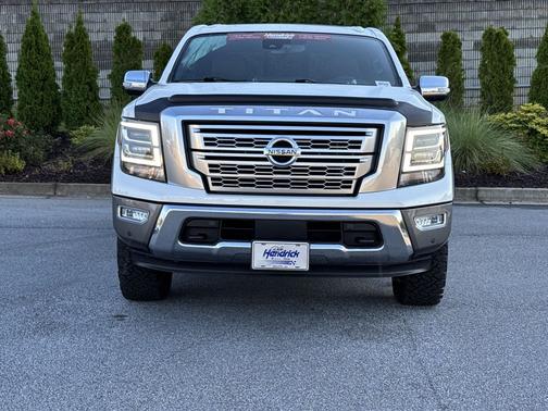 Pearl White 2021 Nissan Titan Platinum Reserve