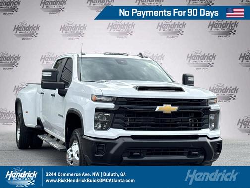 Summit White 2024 Chevrolet Silverado 3500 WT