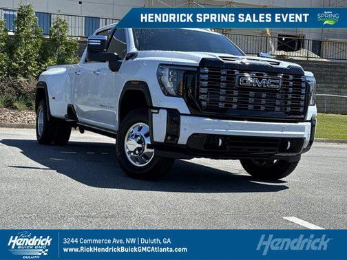 Glacier White Tricoat 2026 GMC Sierra 3500 Denali