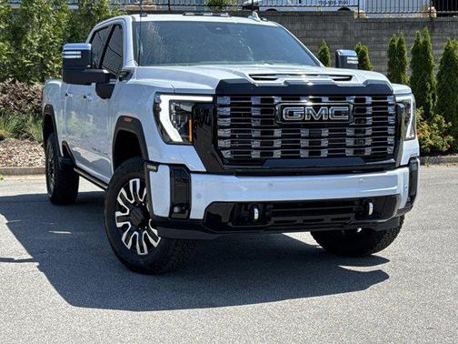Glacier White Tricoat 2026 GMC Sierra 2500 Denali Ultimate