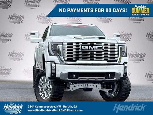 White Frost Tricoat 2024 GMC Sierra 2500 Denali