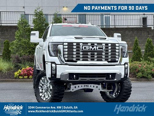 White Frost Tricoat 2024 GMC Sierra 2500 Denali