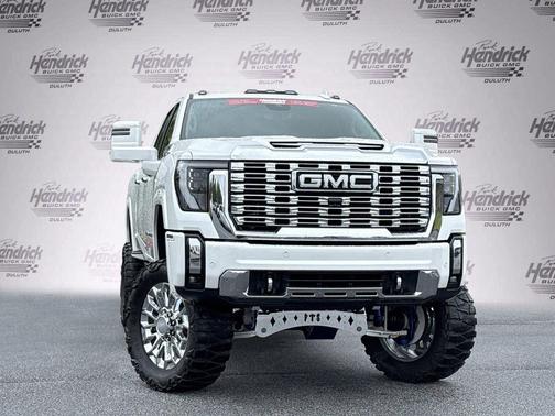 White Frost Tricoat 2024 GMC Sierra 2500 Denali