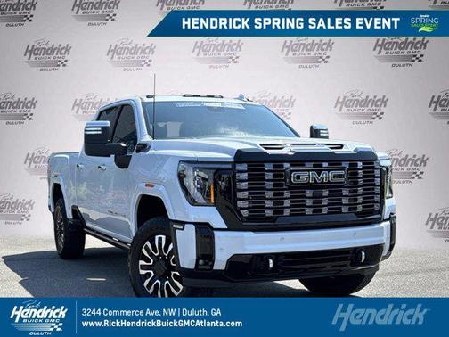 Glacier White Tricoat 2026 GMC Sierra 2500 Denali Ultimate