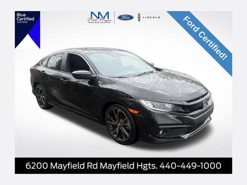 Crystal Black Pearl 2021 Honda Civic SPORT