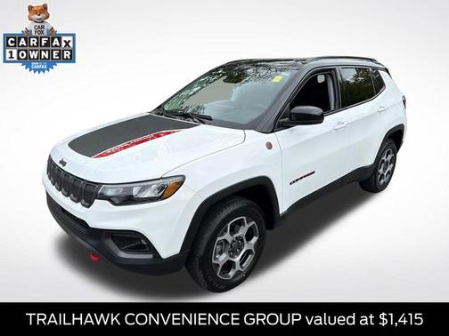 Bright White Clearcoat 2022 Jeep Compass TRAILHAWK
