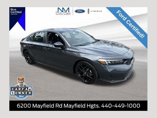 Meteorite Gray Metallic 2025 Honda Civic SPORT Sedan